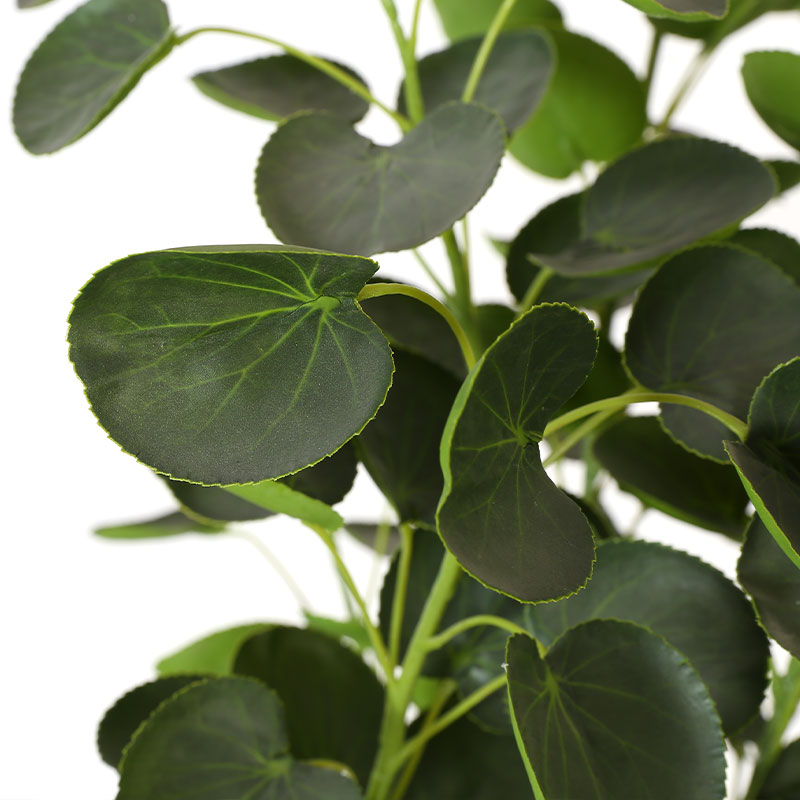 Artificial Alocasia Tree in Black Matte Planter's Pot