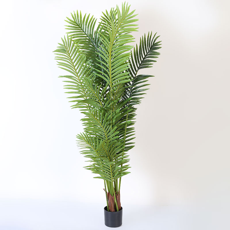 Artificial Bamboo Palm potted plant