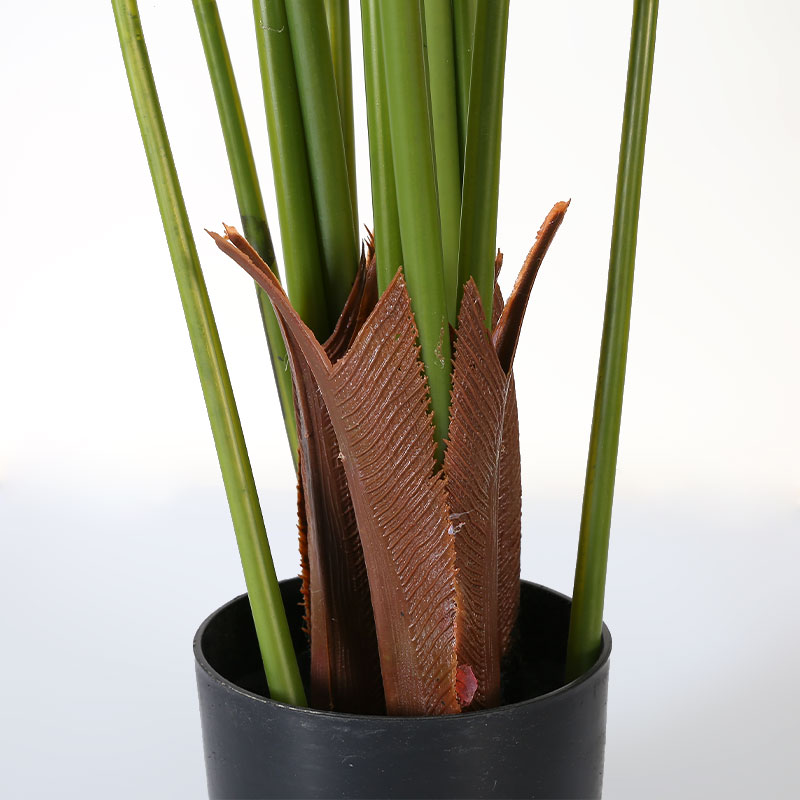 Artificial Alocasia Tree in Black Matte Planter's Pot