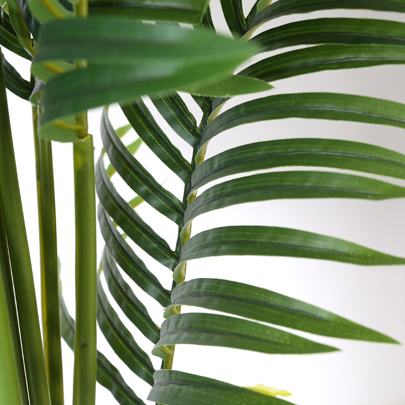 Artificial Alocasia Tree in Black Matte Planter's Pot