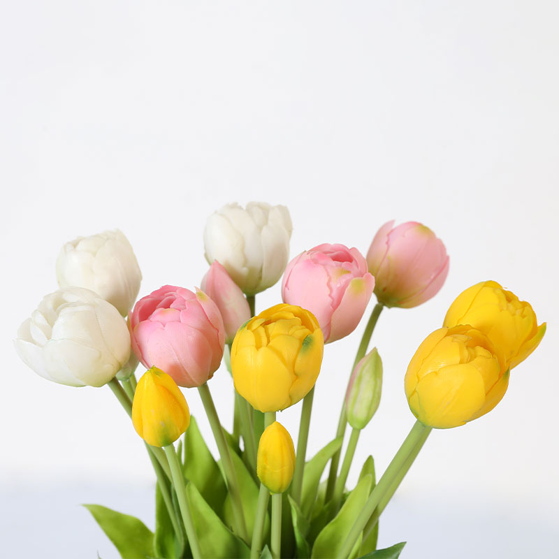 artificial Tulipa gesneriana with fake water