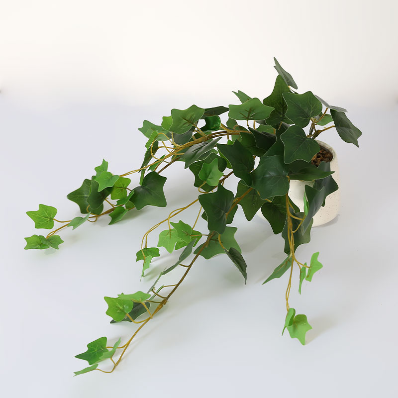 Artificial Alocasia Tree in Black Matte Planter's Pot