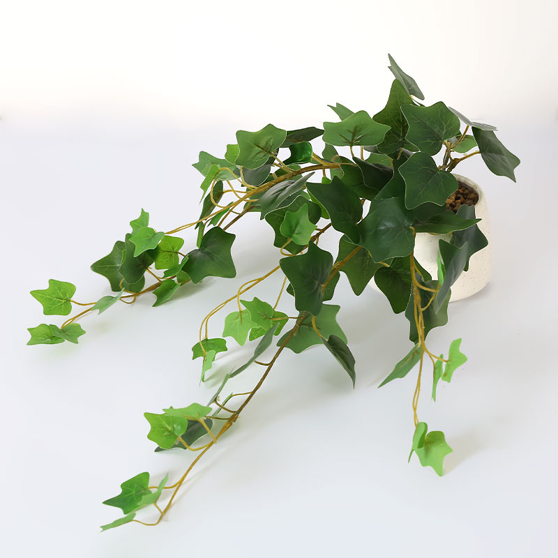 Artificial Alocasia Tree in Black Matte Planter's Pot