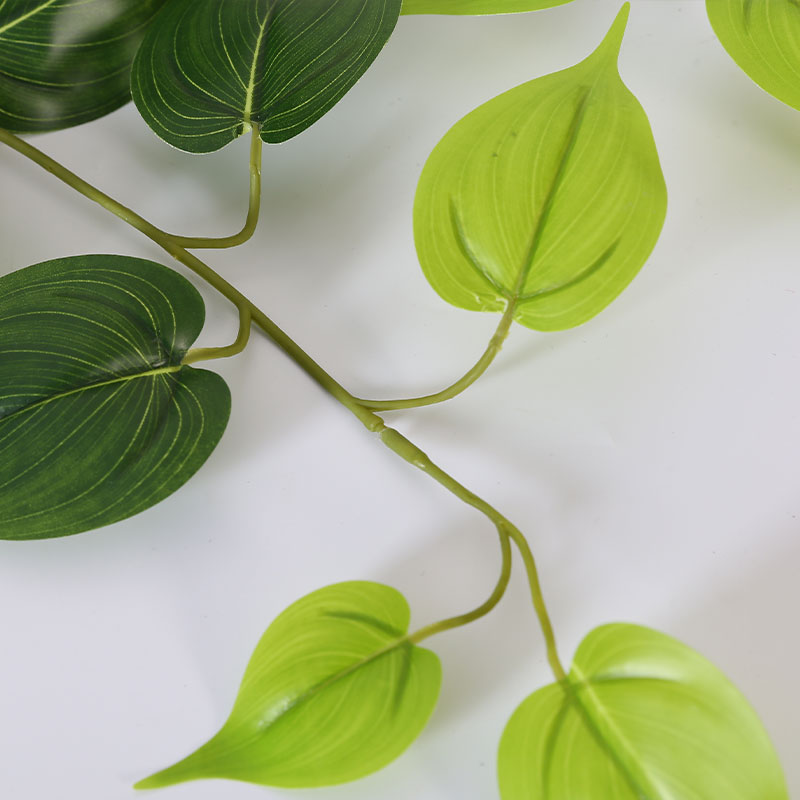 Artificial Alocasia Tree in Black Matte Planter's Pot