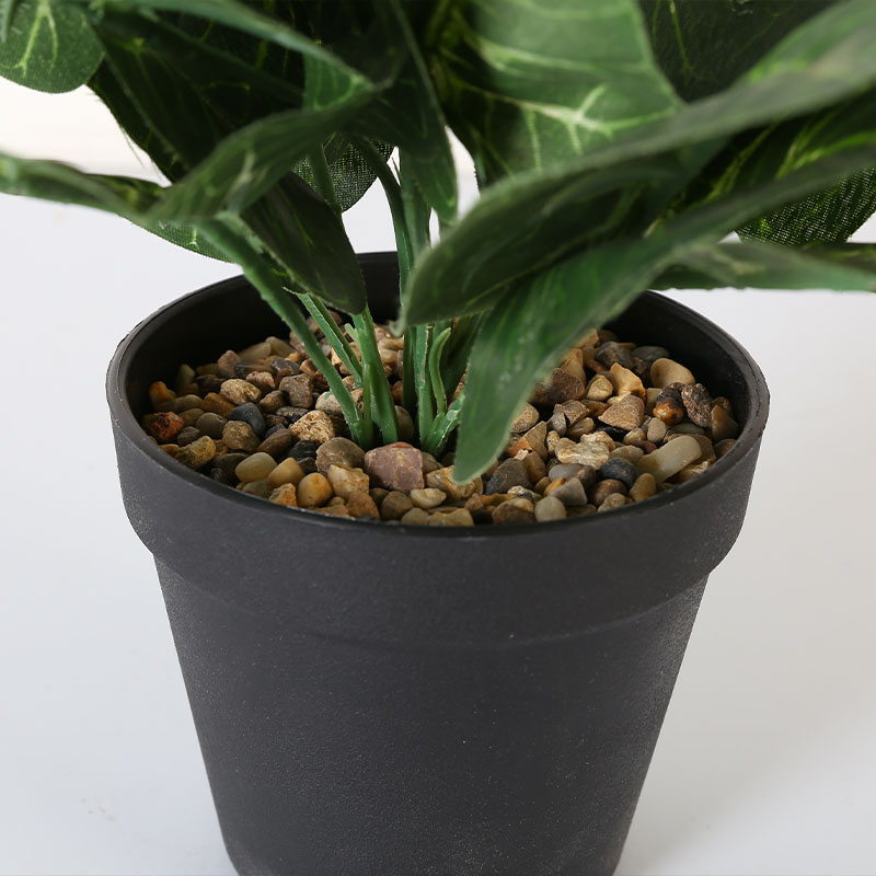 artificial Philodendron 'Platinum' potted plant