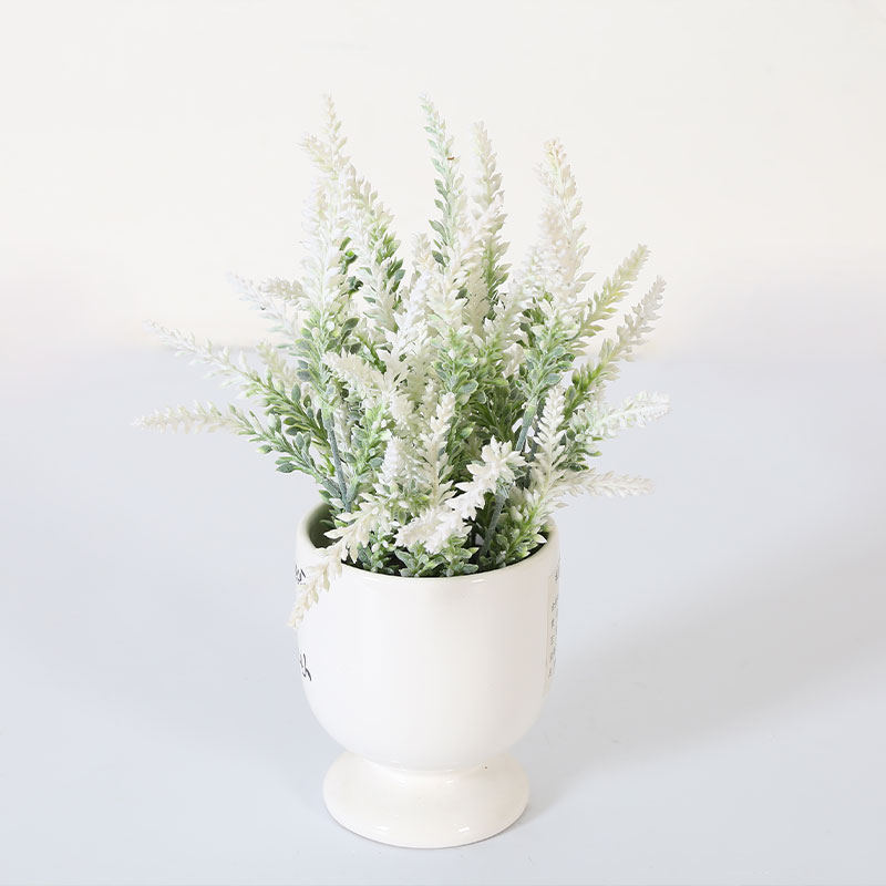 White Lavender Artificial Flowers Lavender Stems