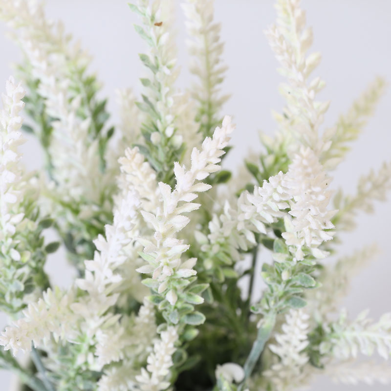 White Lavender Artificial Flowers Lavender Stems